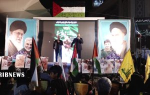 اجتماع بزرگ موکب داران قمی در حمایت از مردم غزه