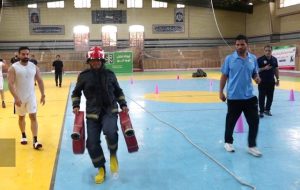 پایان مسابقات قهرمانی آمادگی جسمانی آتش‌نشانان کشور در قم